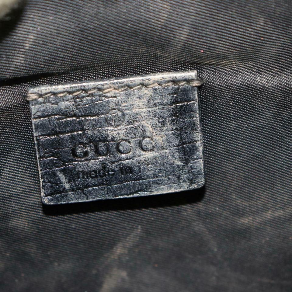 Gucci Cosmetic Pouch Monogram 871190 Black Gg Supreme Canvas Clutch 7