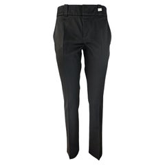 GUCCI – Cotton Black Pants Documented from the SS'09 Collection  Size 4US 36EU