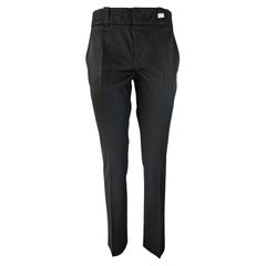 GUCCI – Cotton Black Pants Documented from the SS'09 Collection Size 4US 36EU