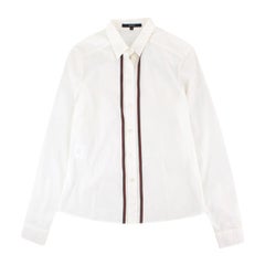 Gucci Cotton-blend Web Stripe Shirt  SIZE IT 40