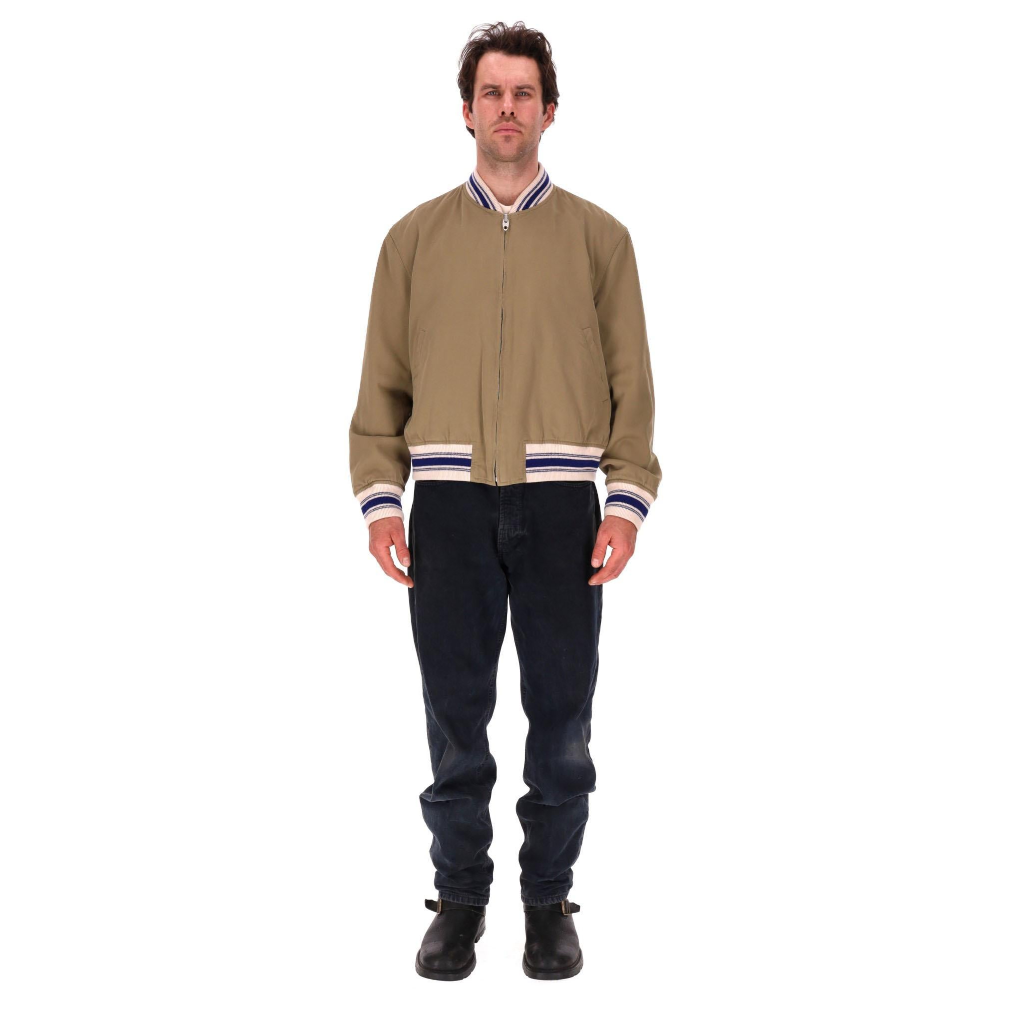 Uomo Bomber di Gucci in cotone con ricami sul retro  Gucci Orgasmique in vendita