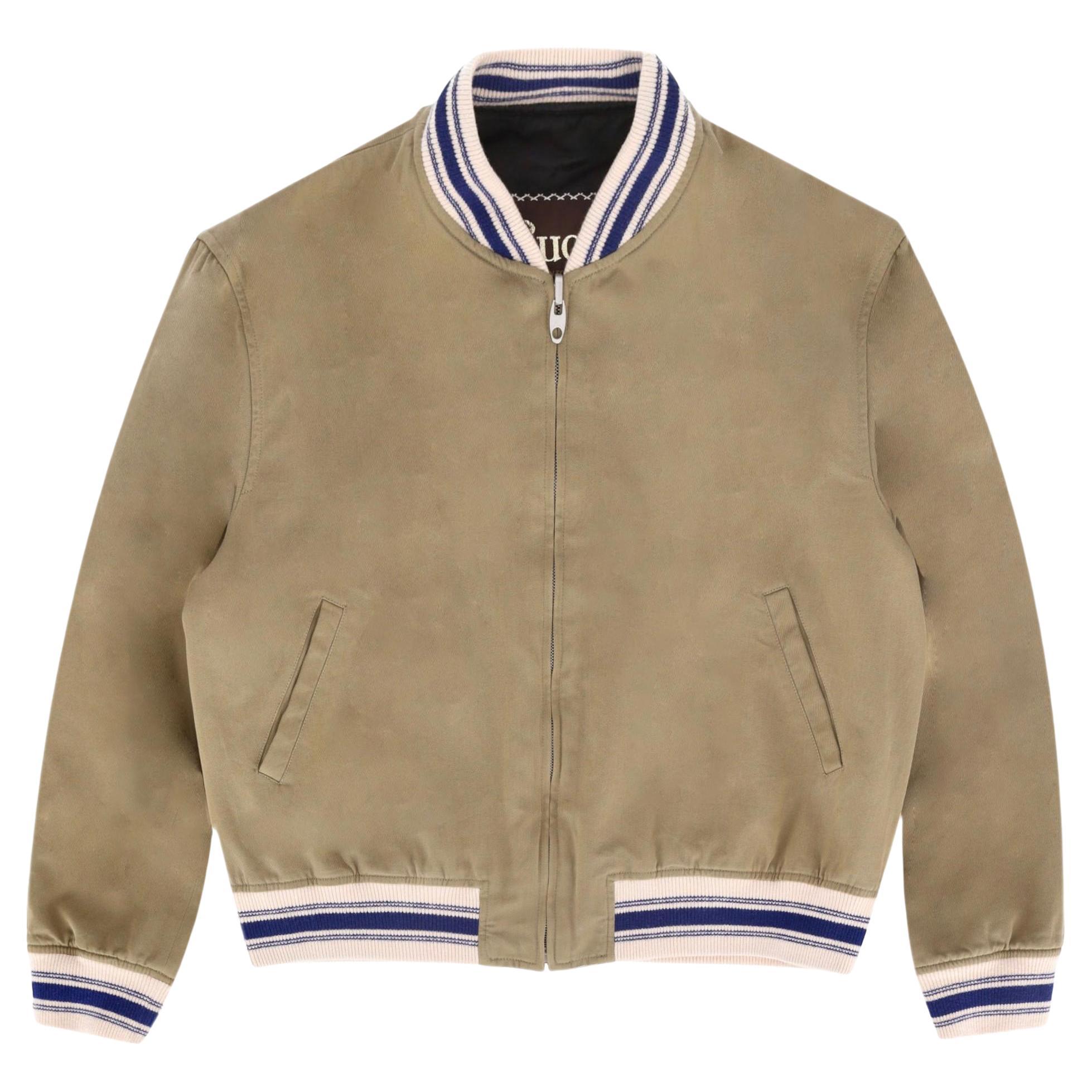 Bomber di Gucci in cotone con ricami sul retro  Gucci Orgasmique