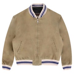Gucci Cotton Bomber Jacker With Embordered Rear  'Gucci Orgasmique'