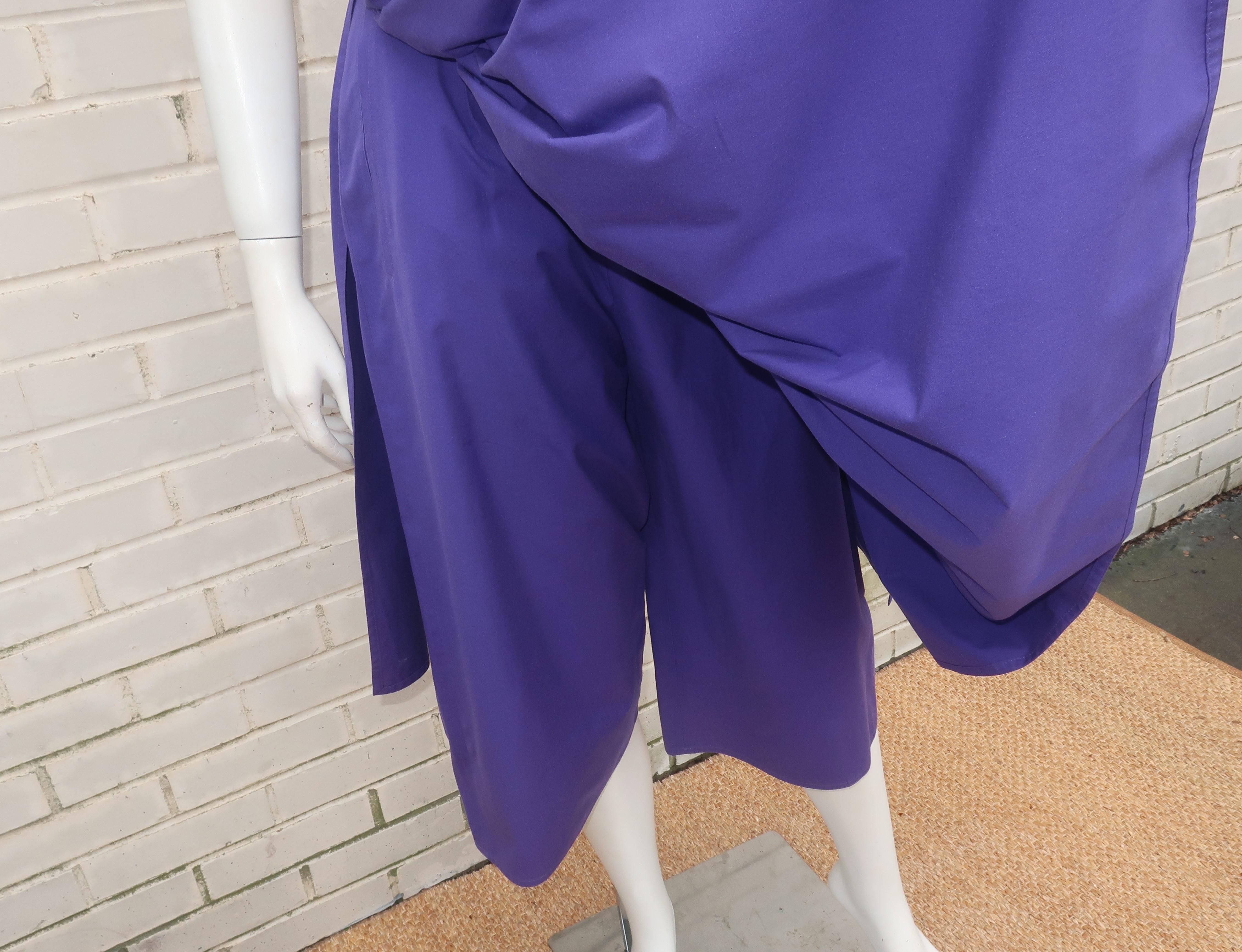 Gucci Cotton Culottes With Skirt Overlay, 1970's For Sale 1