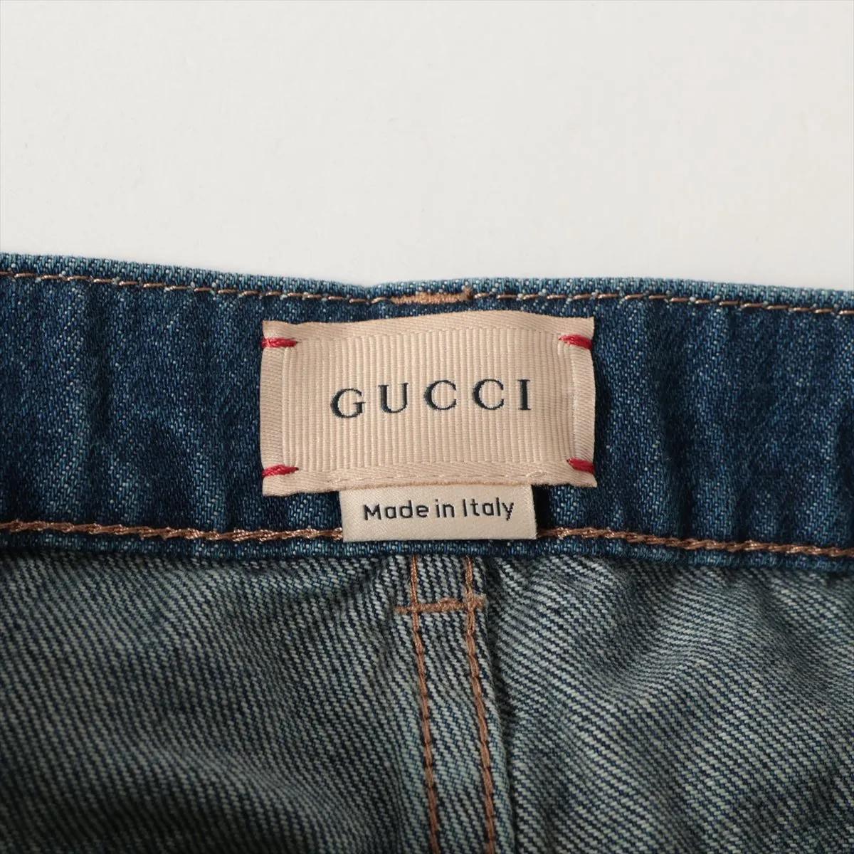 Pantaloni in denim di cotone di Gucci in vendita 1