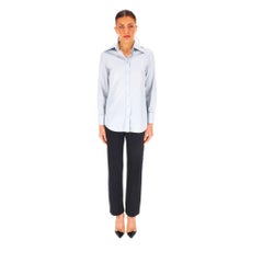 Gucci Cotton Shirt With 'GG' Logo Enamel Button Details