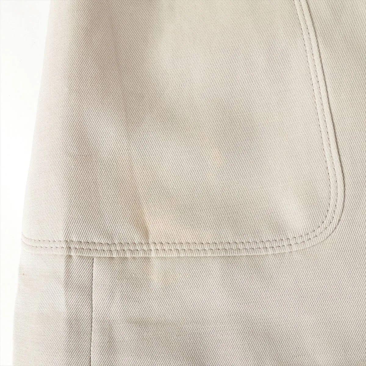 Gucci Cotton Tailored Suit Jacket Beige For Sale 6