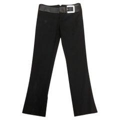 Gucci Cotton Trousers in Black