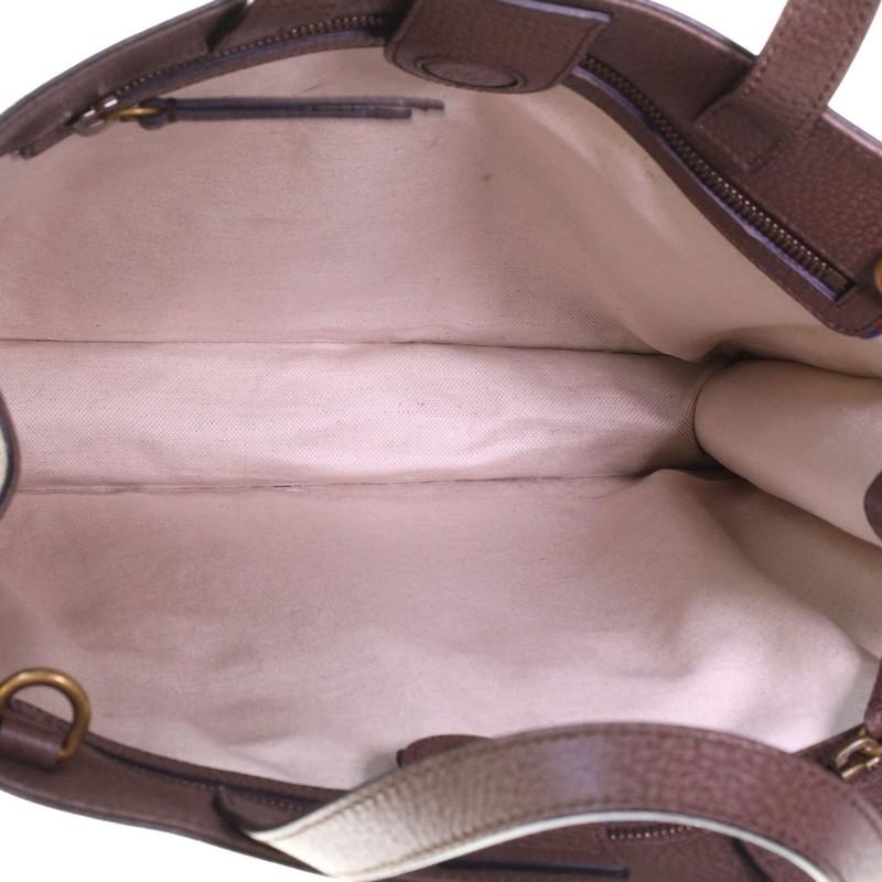 Women's or Men's Gucci Courrier Convertible Soft Open Tote GG Coated Canvas with Applique