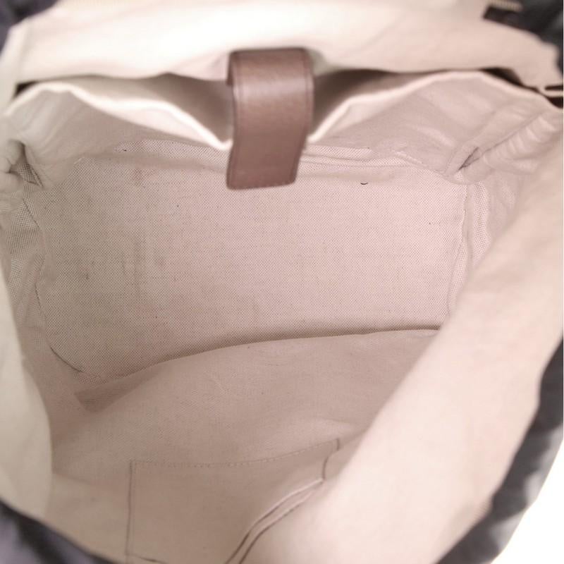 Gucci Courrier Soft Backpack GG Coated Canvas Large In Good Condition In NY, NY