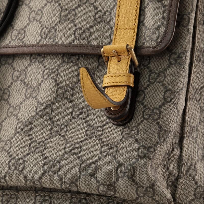 Gucci Courrier Soft Backpack GG beschichtetem Canvas groß 1
