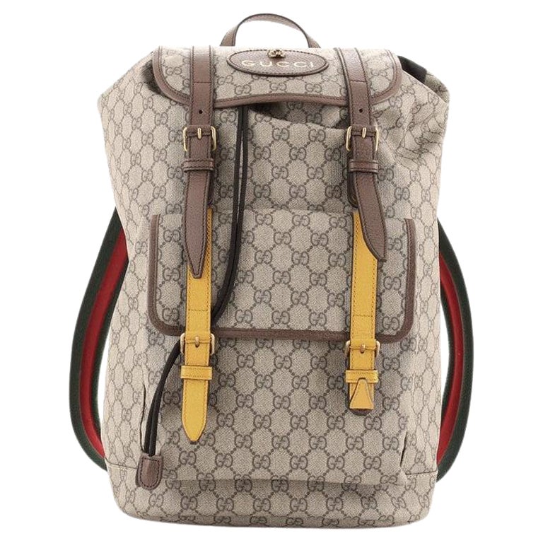 Gucci Courrier Soft Backpack GG beschichtetem Canvas groß