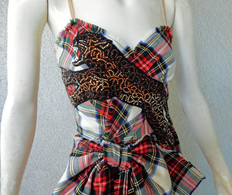 slim fit dress slacks Boswell Tartan Plaid Yare Short Sleeve Mini Dress Curve main image 0
