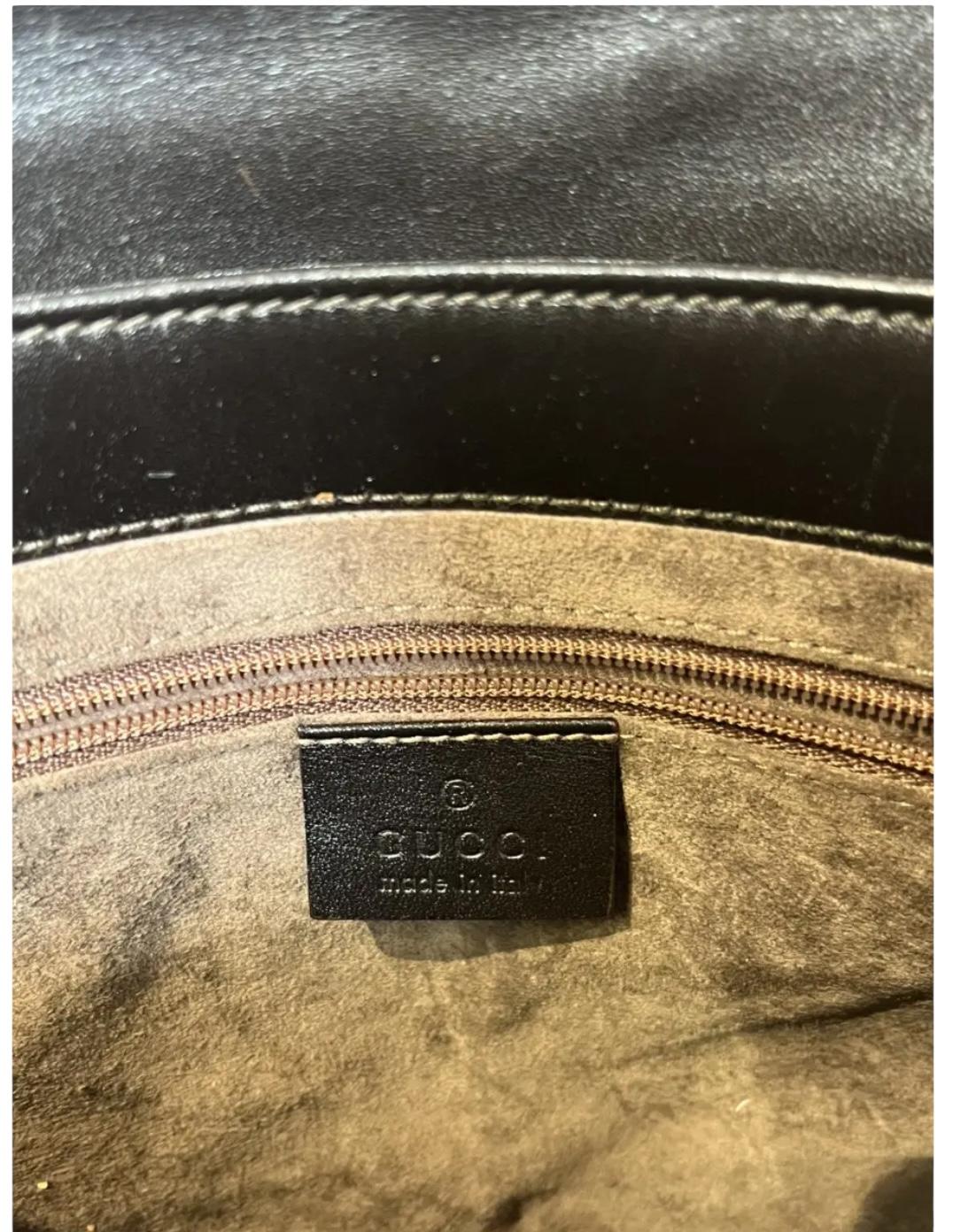 Gucci Cowfur Leather Messenger Bag For Sale 1