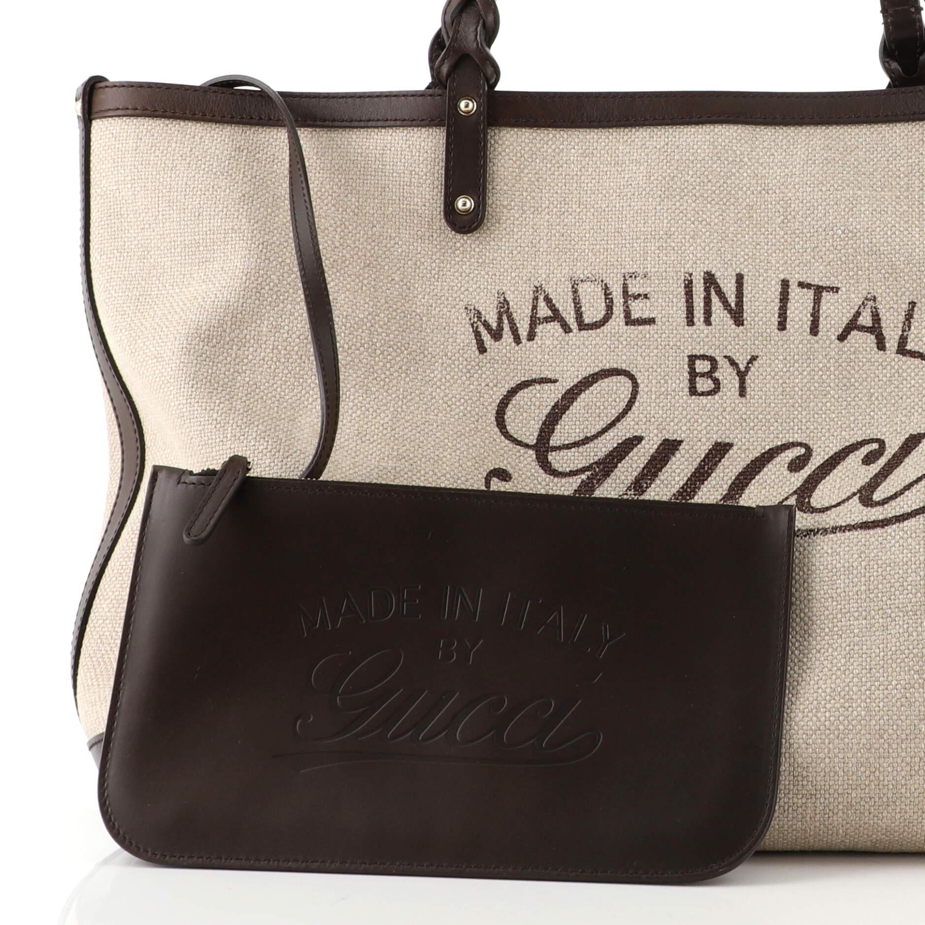 Women's or Men's Gucci Craft Tote Canvas Medium