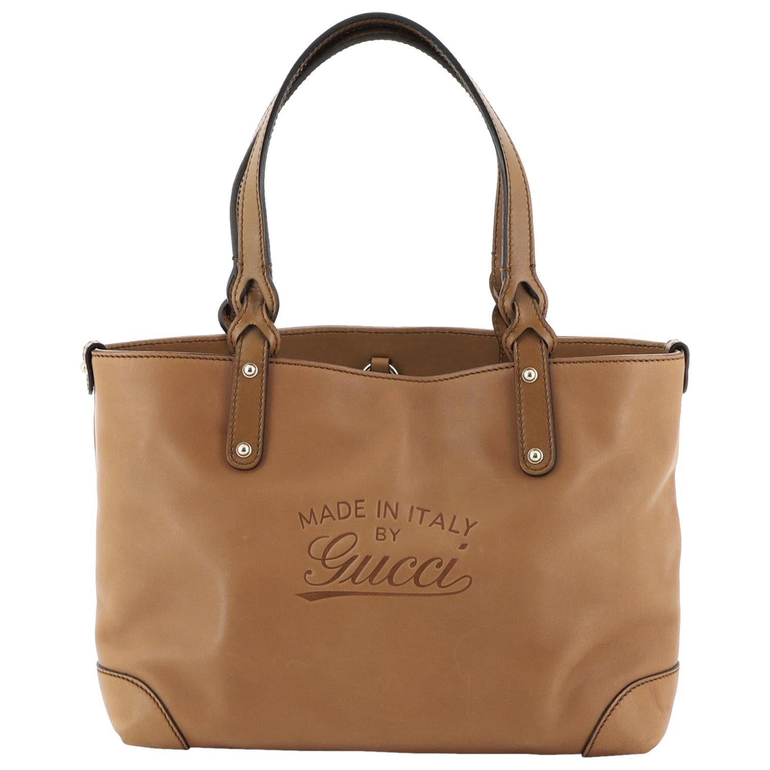 Gucci Craft Tote Leather Small