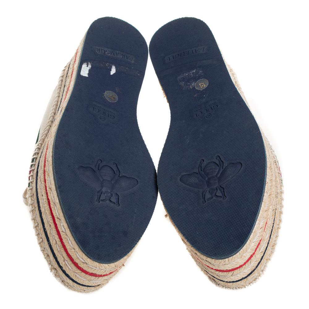 gucci espadrilles cream