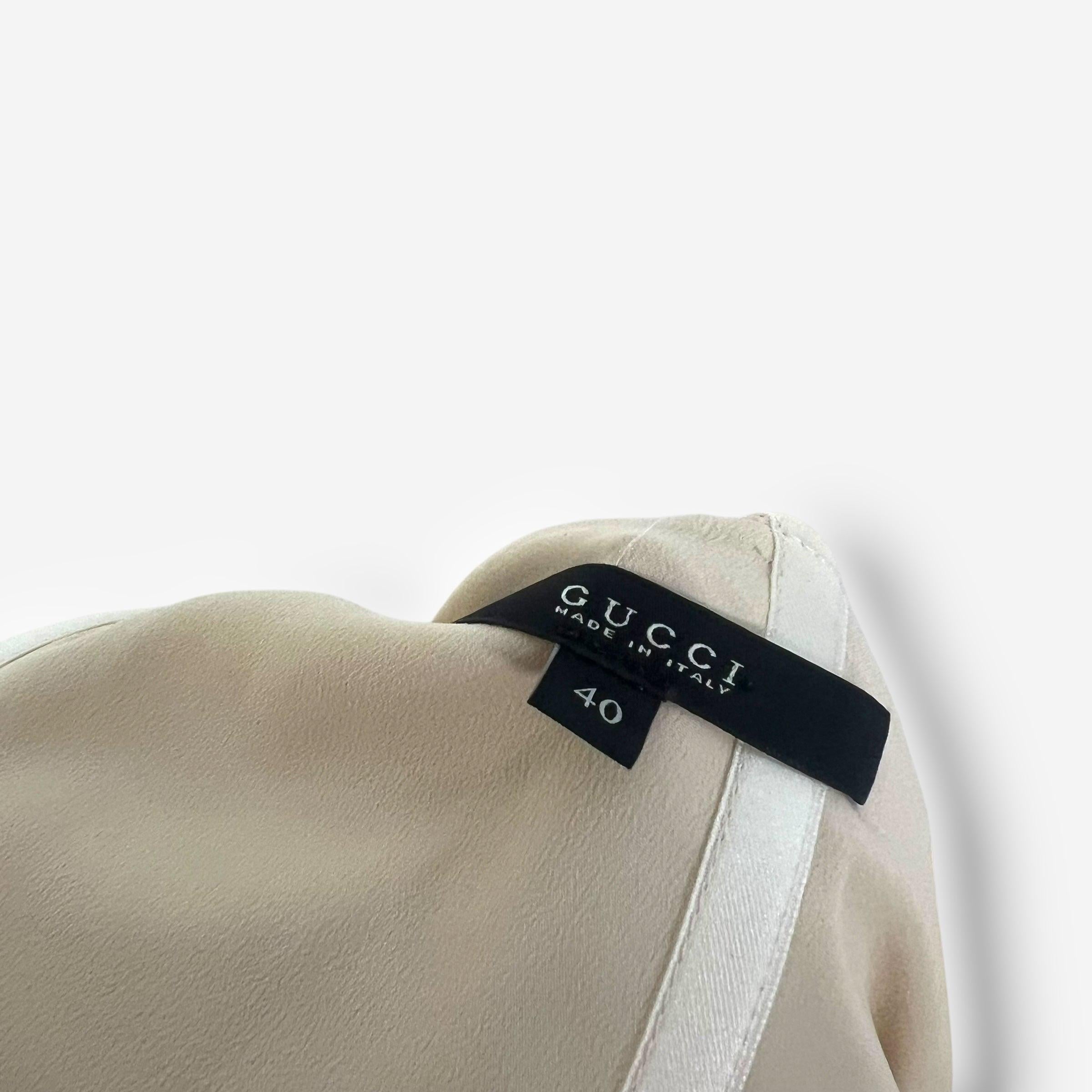 Gucci, Cream Draped Corset Gown, 2010 5