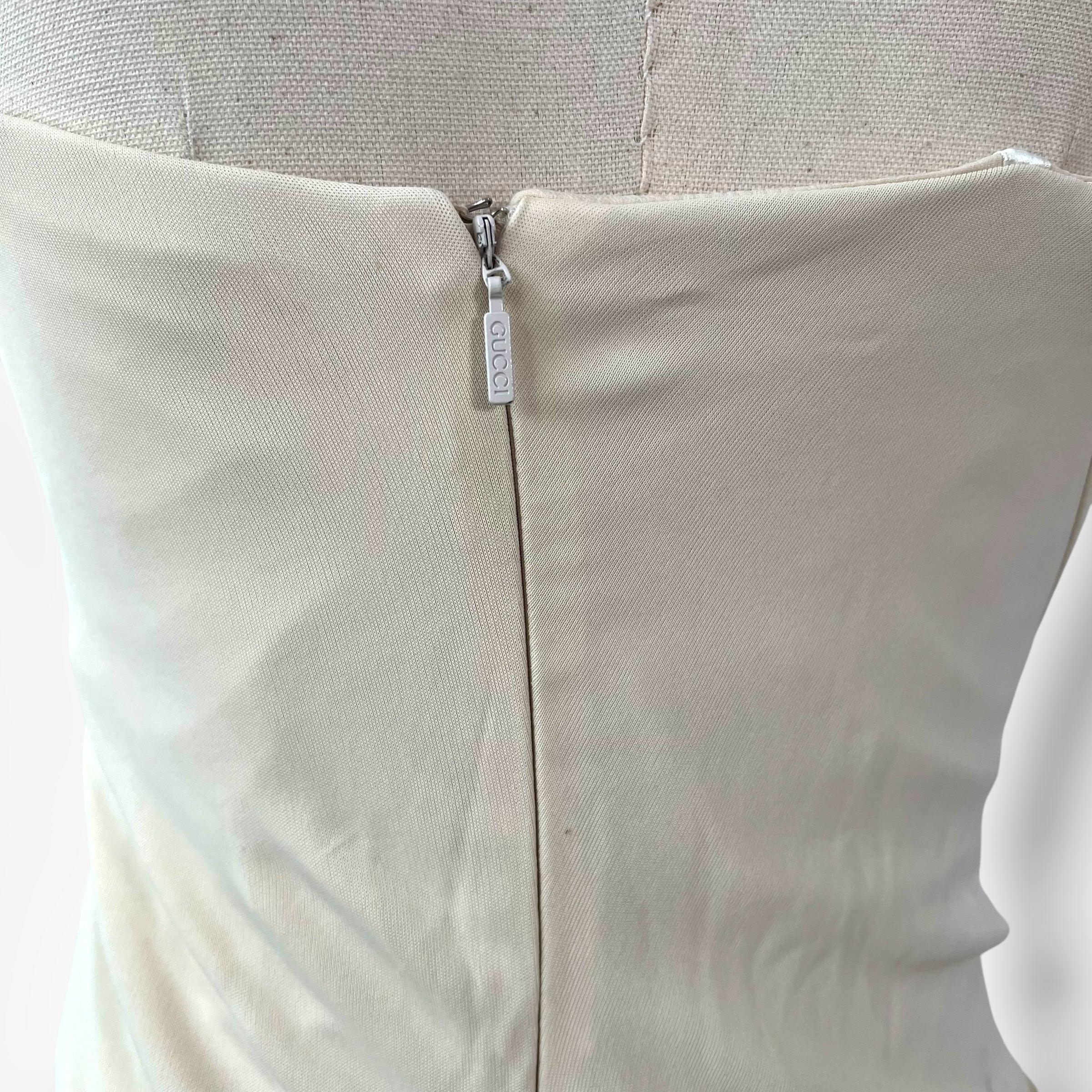 Gucci, Cream Draped Corset Gown, 2010 2