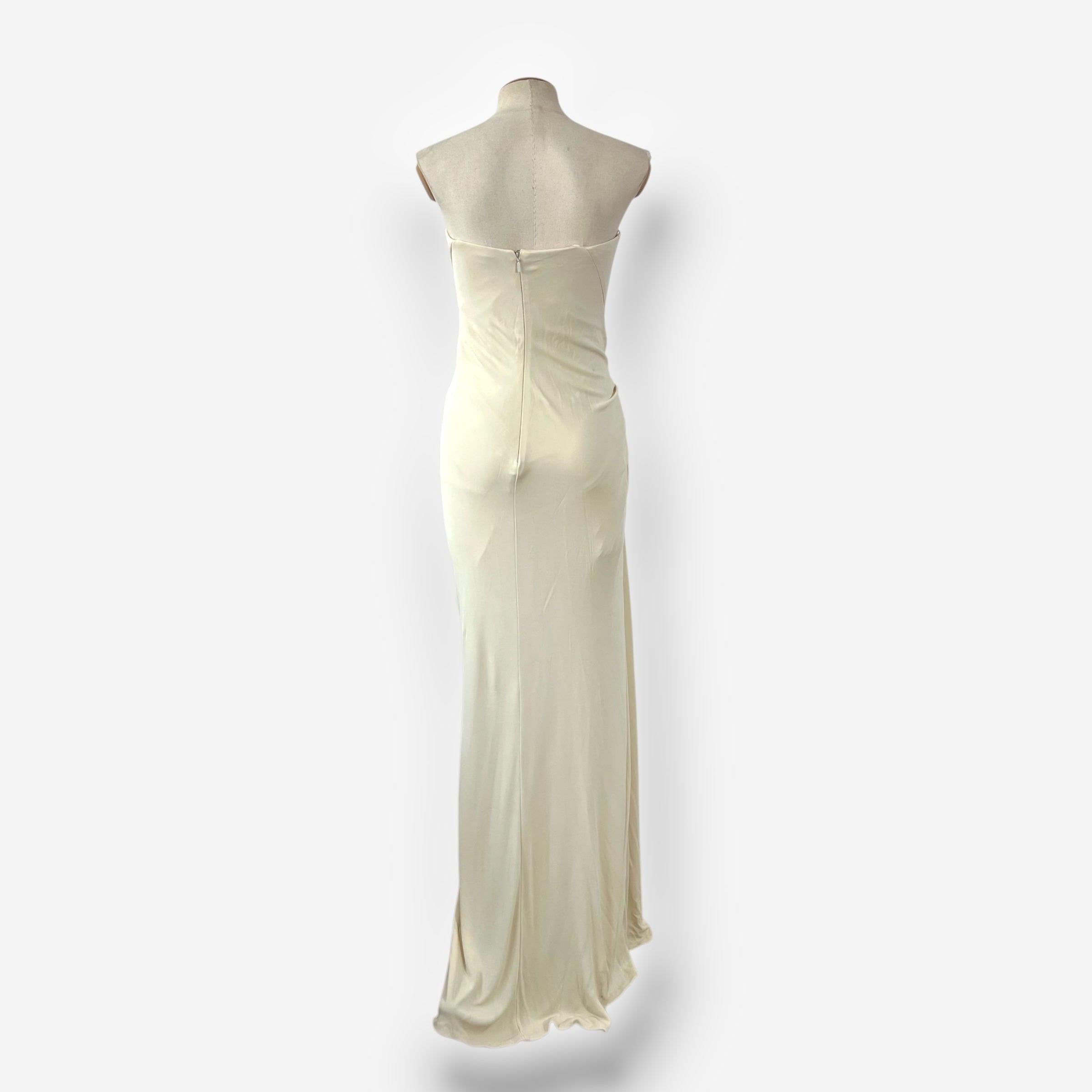 Gucci, Cream Draped Corset Gown, 2010 4