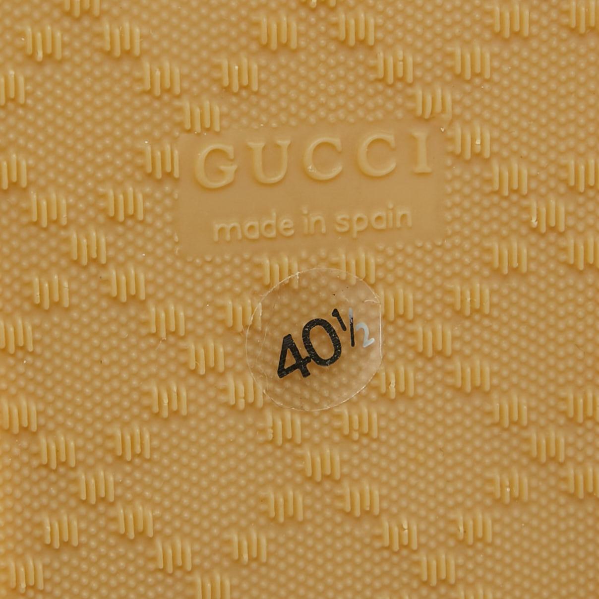 Gucci Cream GG Canvas Espadrille Flats Size 40.5 3