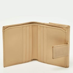 Gucci Cream Leather French Wallet