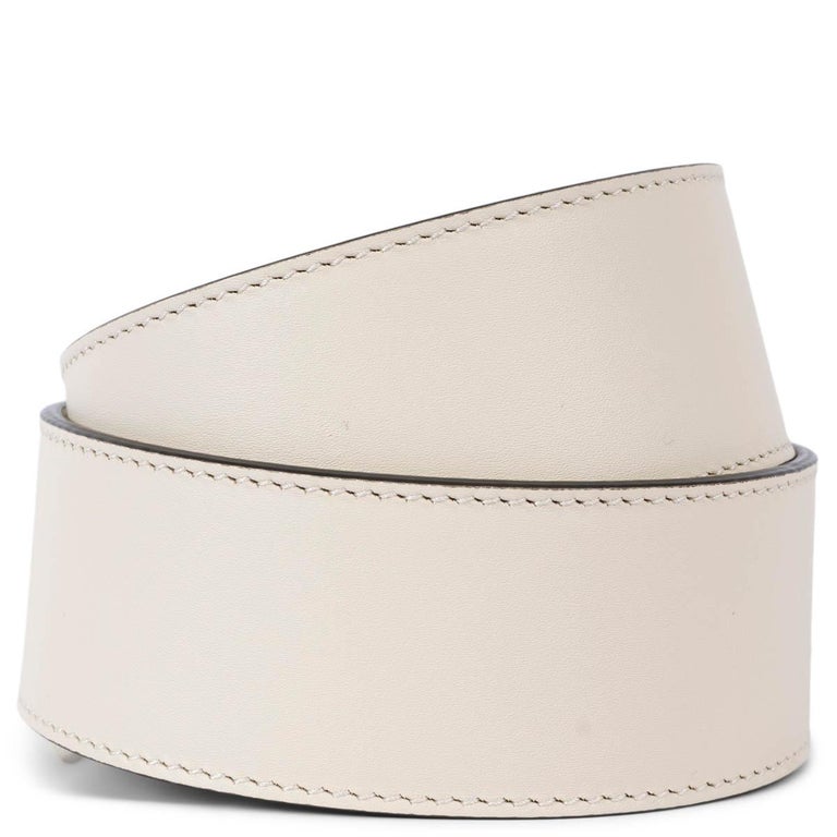 GUCCI cream leather GG MARMONT Belt 85 at 1stDibs display picture 1