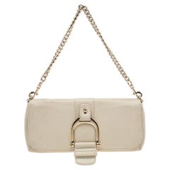 Gucci Cream Leather Greenwich Shoulder Bag