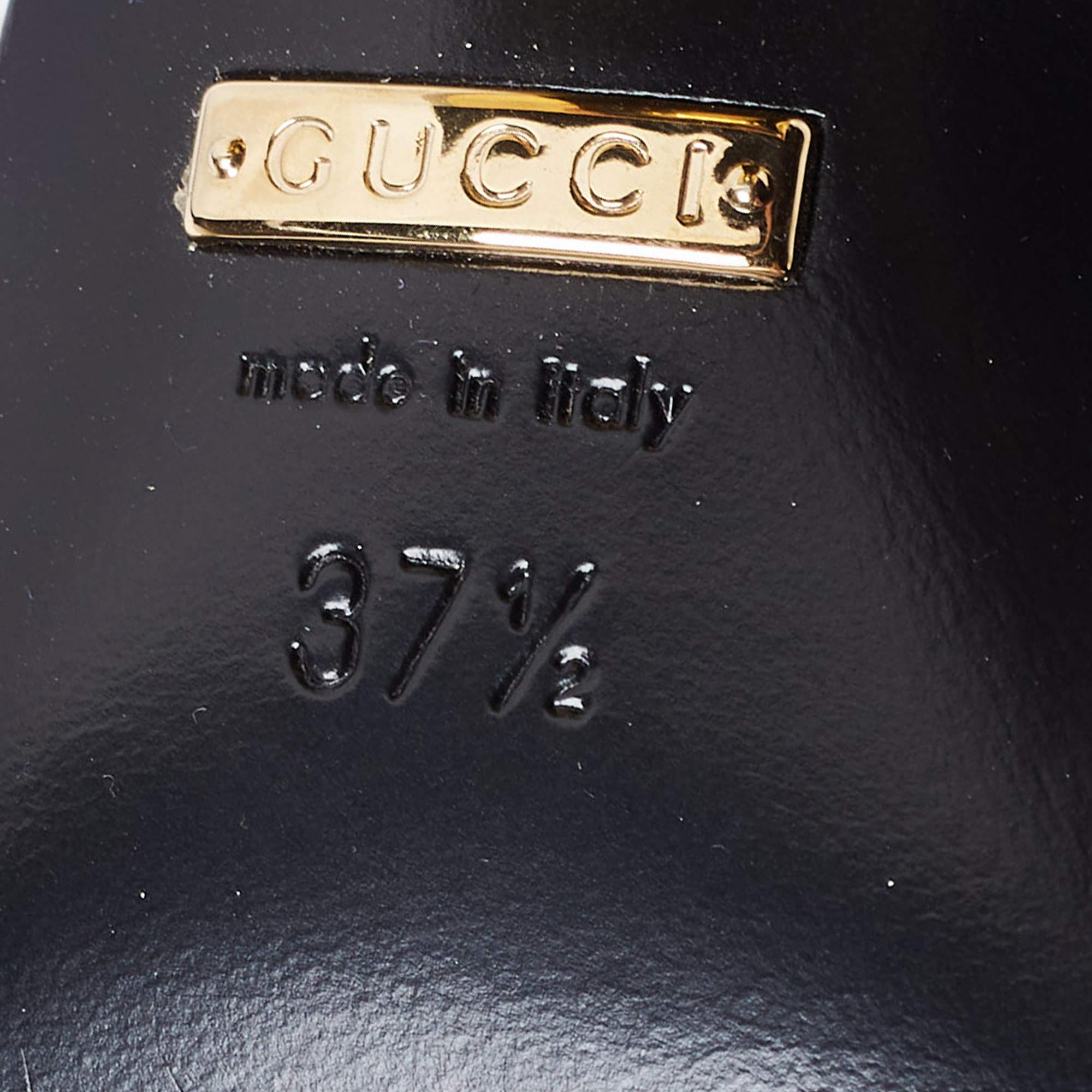Gucci Cream Leather Horsebit Pumps Size 37.5 5