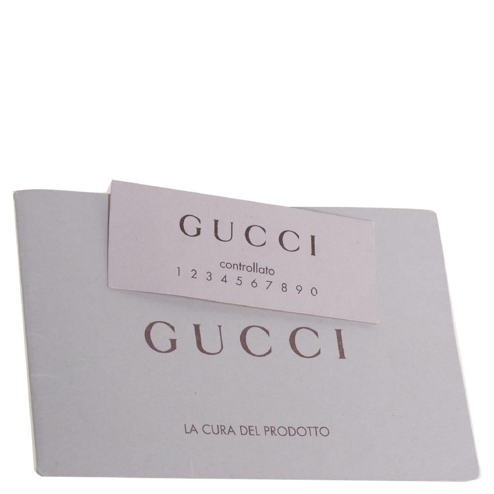Gucci Cream Leather Snaffle Bit Shoulder Bag 2