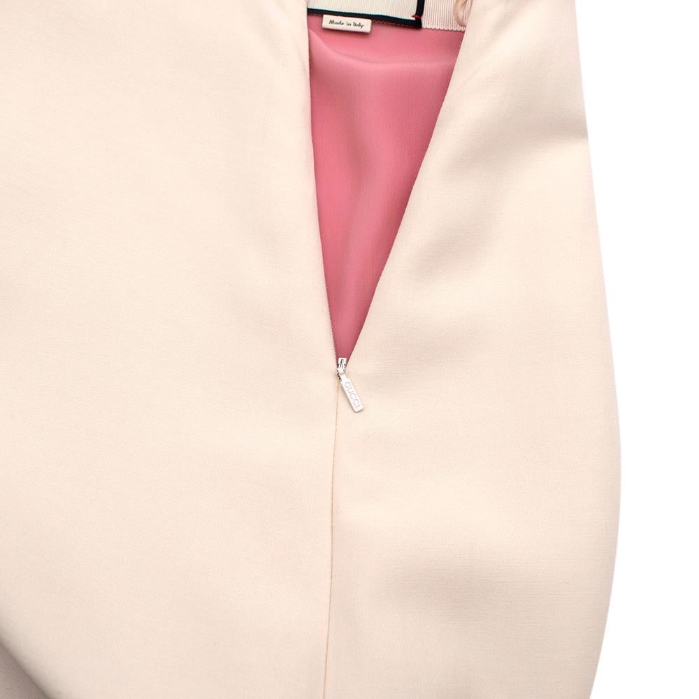 Gucci Cream Logo Mini Skirt - Size US 4 1