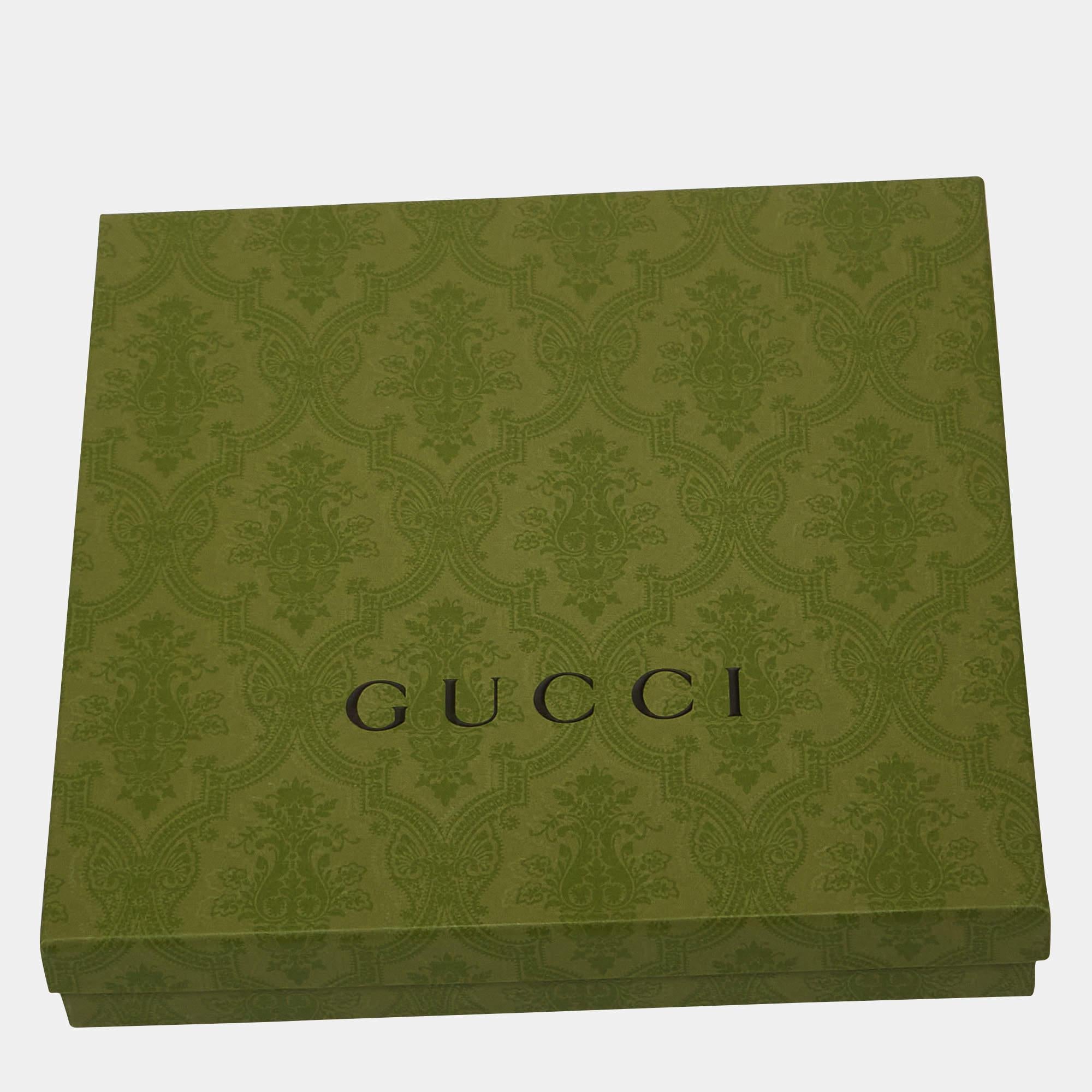 Gucci Cream Logo Sequined Cotton Crew Neck T-Shirt M 3