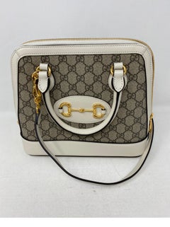 Gucci Creme Monogramm Tasche