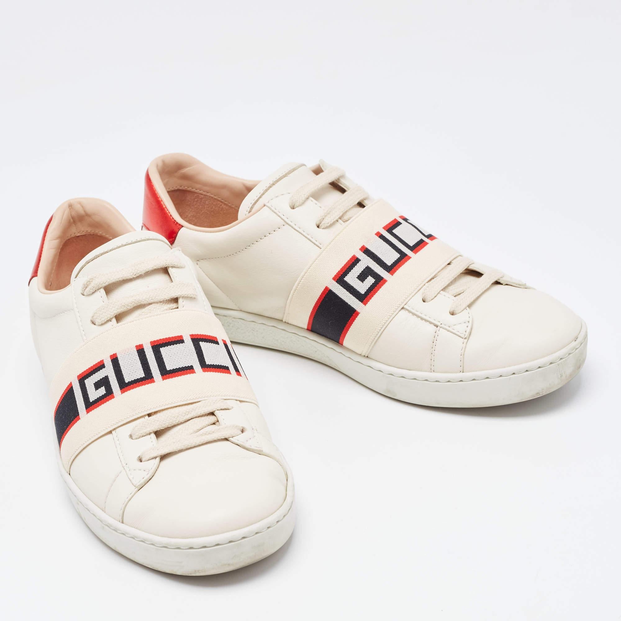 Coming in a classic silhouette, these designer sneakers are a seamless combination of luxury, comfort, and style. These sneakers are designed with signature details and comfortable insoles.

