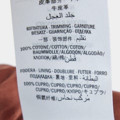 Gucci Cream Snake Printed Leather Jacket M