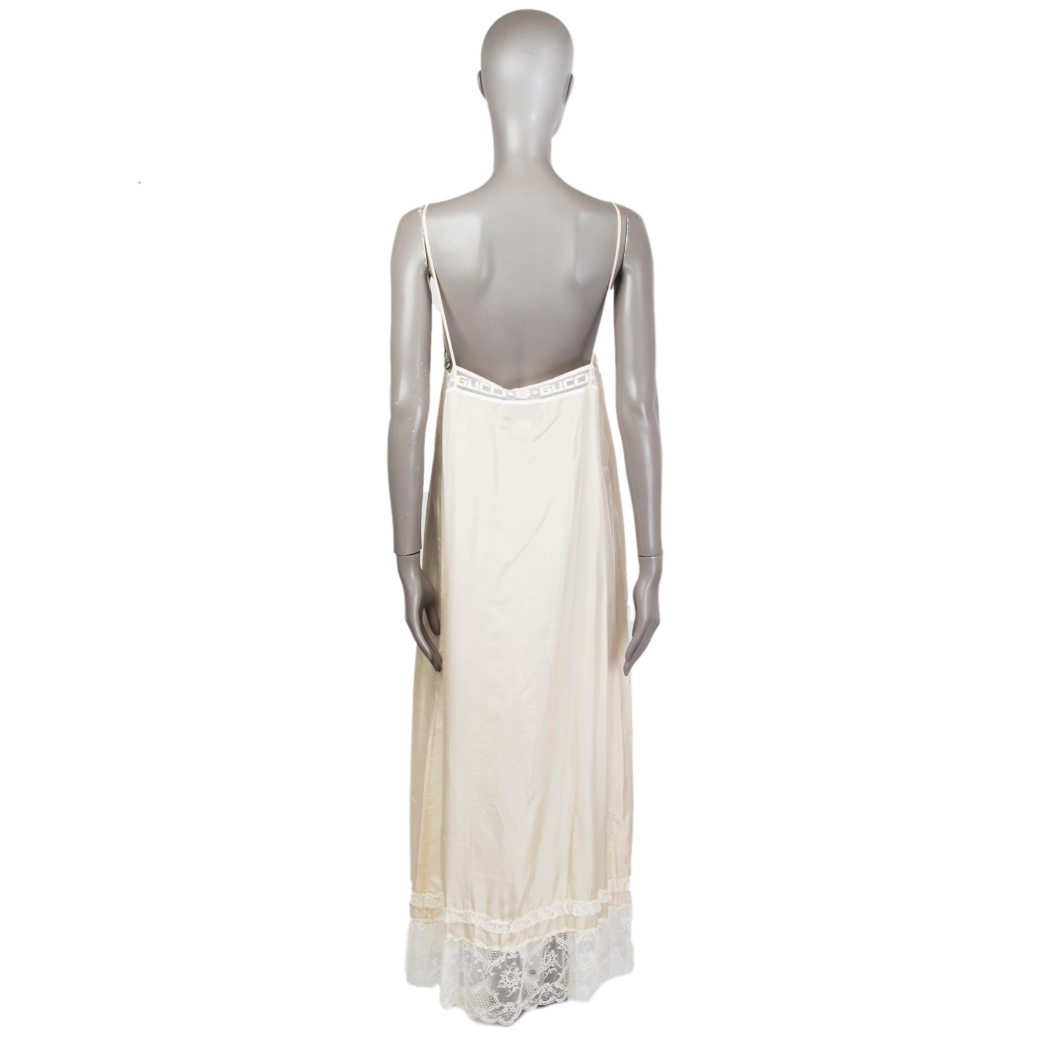 gucci white lace dress