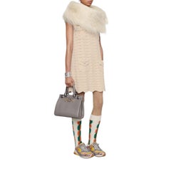 Gucci Crochet-knit Cotton Dress Small