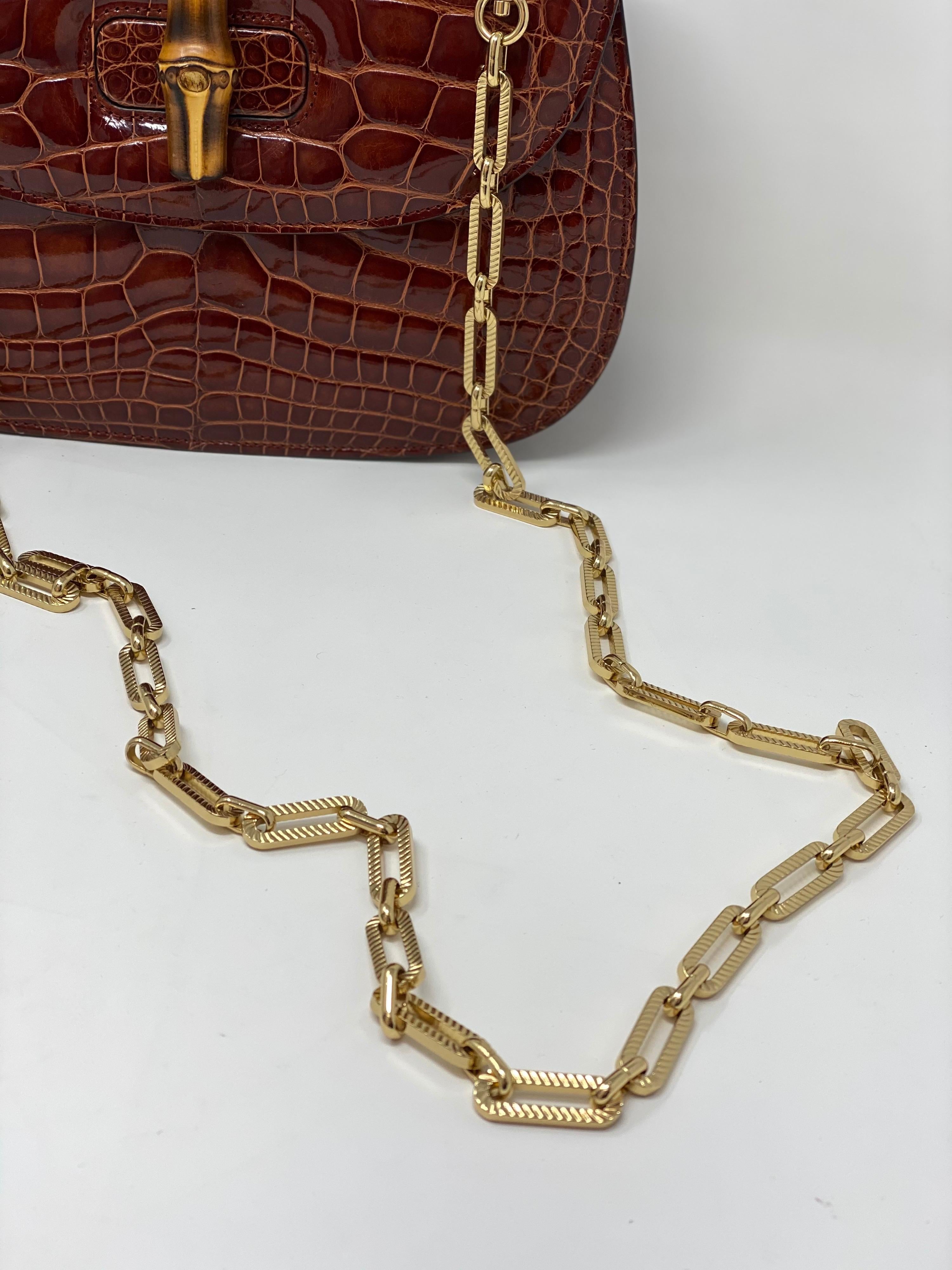 gucci crocodile bag