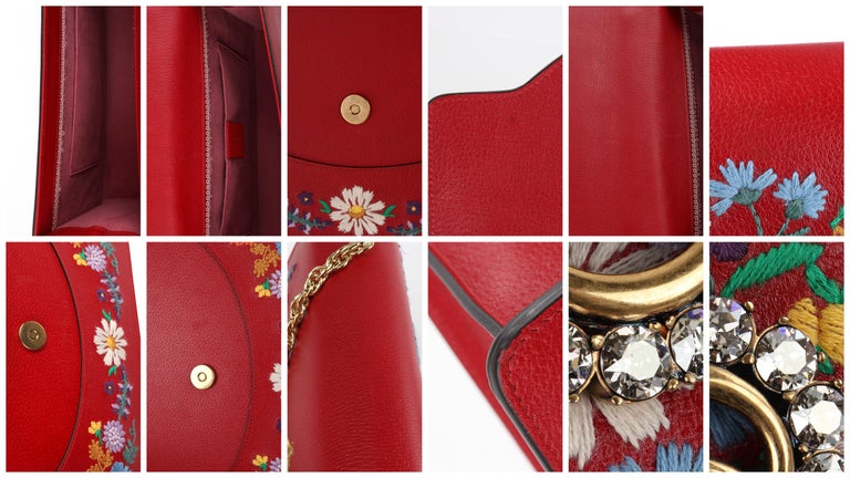 Gucci New Multicolor Linea A Future Shoulder Bag Crystals Retail $3800