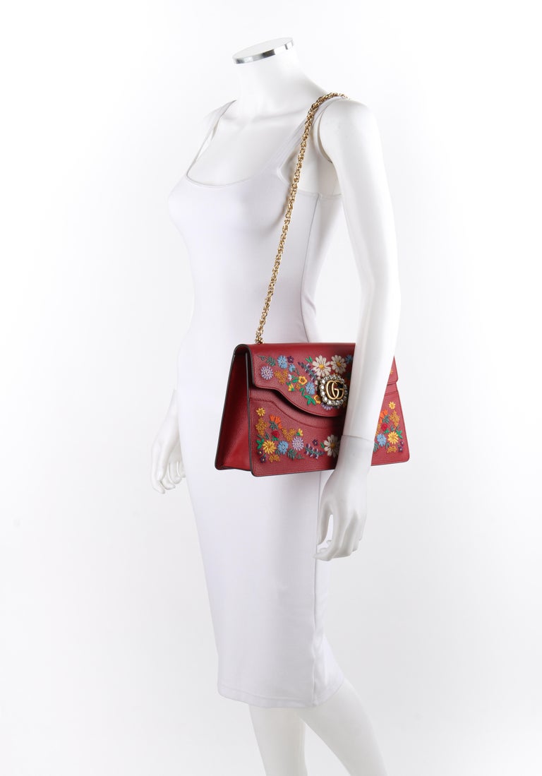 Gucci New Multicolor Linea A Future Shoulder Bag Crystals Retail $3800
