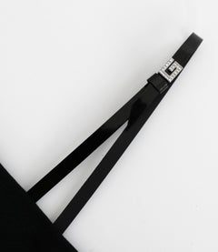 Gucci Crystal Buckle Asymmetric Top