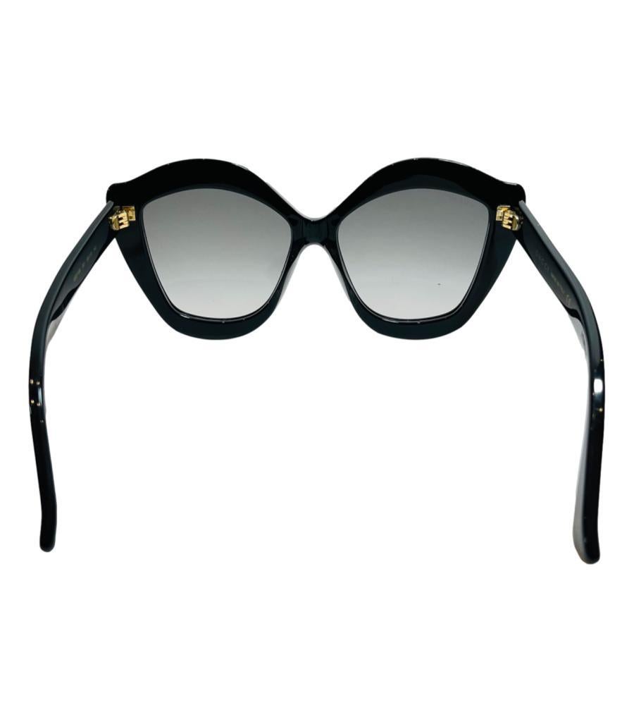 Women's Gucci Crystal Cat-Eye Sunglasses For Sale