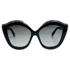 Gucci Crystal Cat-Eye Sunglasses