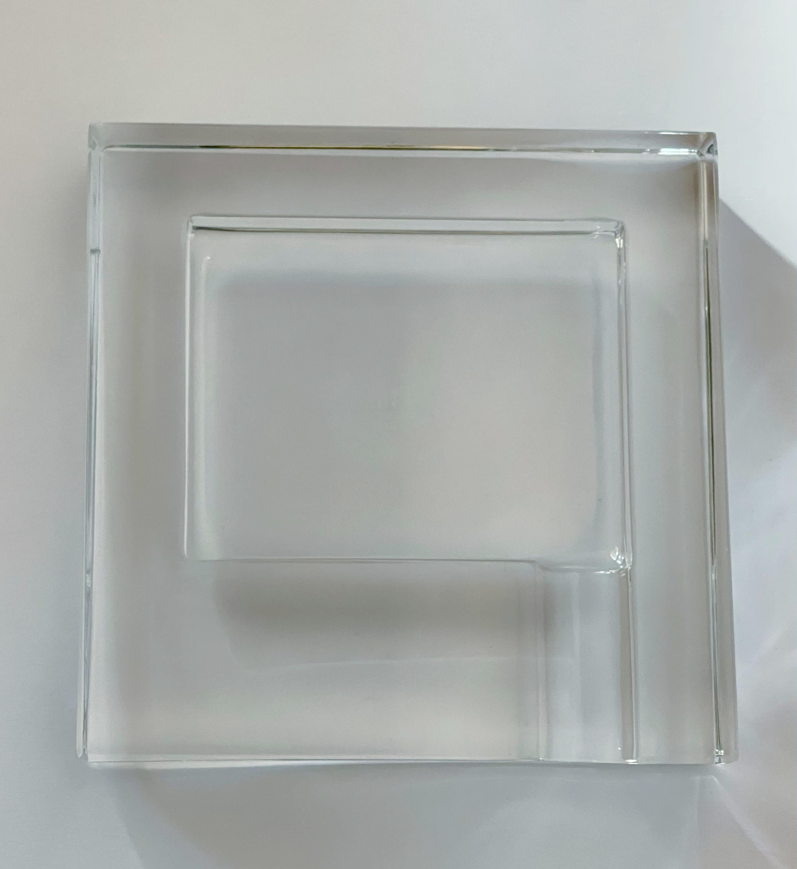 20th Century GUCCI Crystal Cigar Ashtray