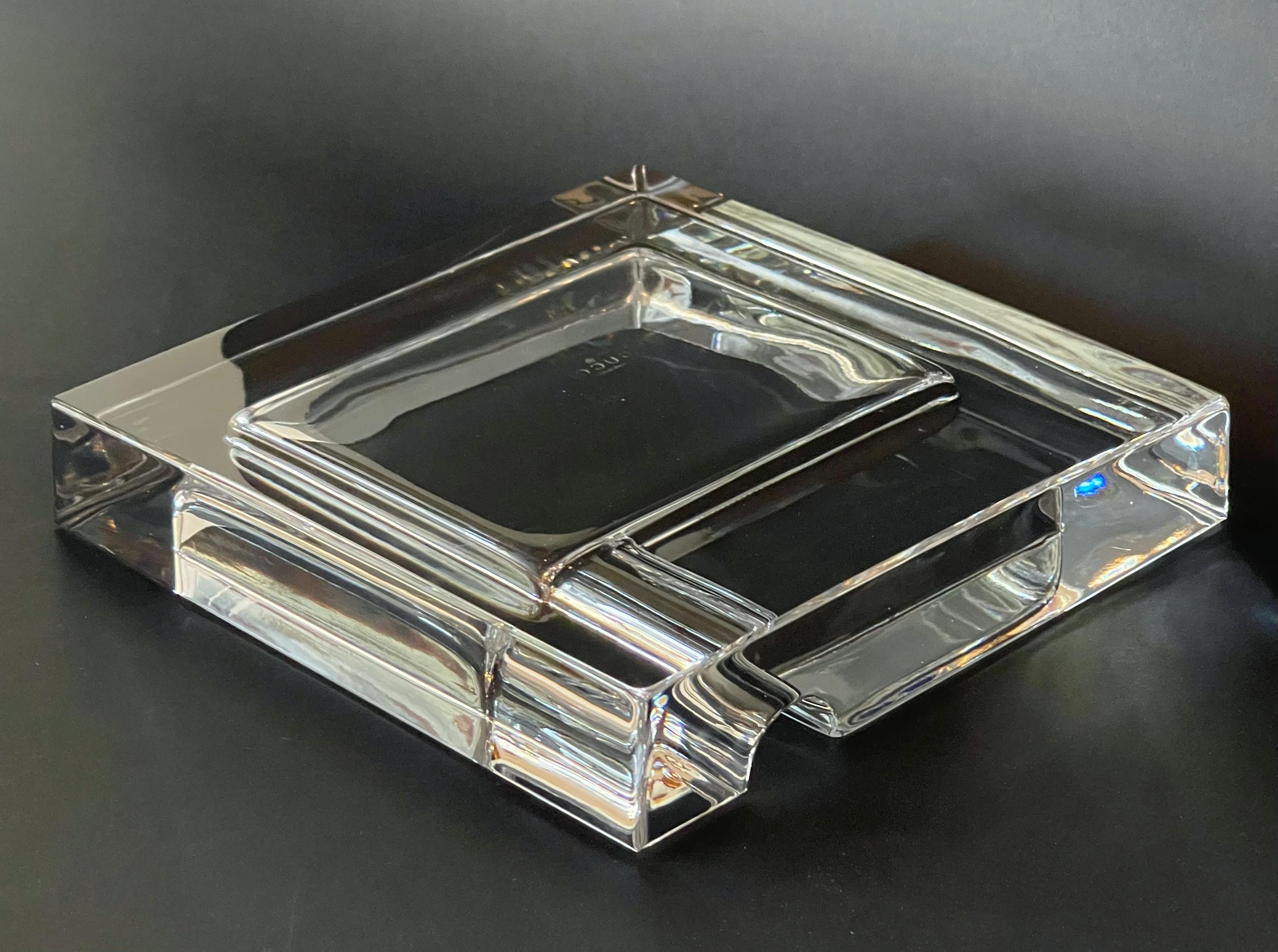 GUCCI Crystal Cigar Ashtray 1