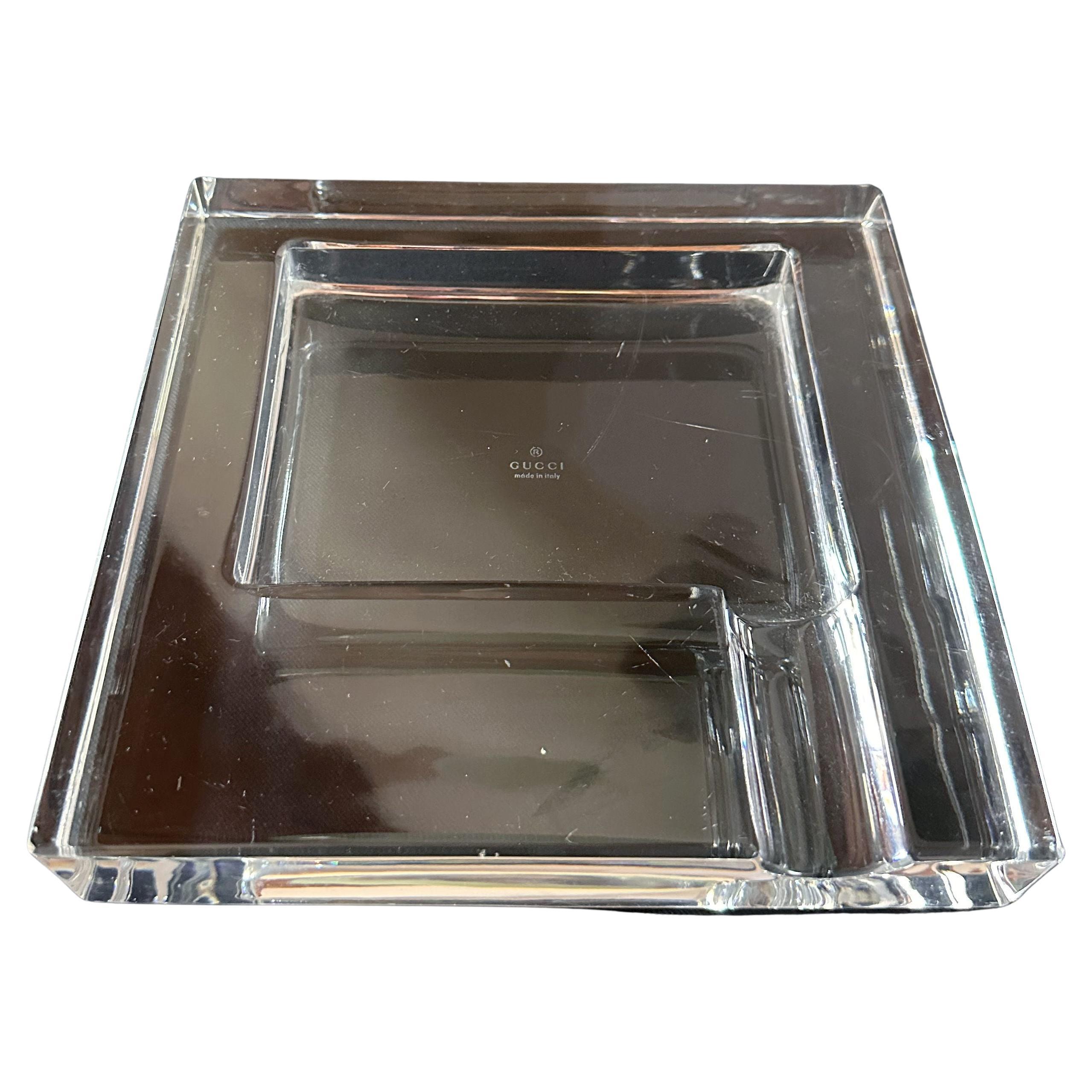 GUCCI Crystal Cigar Ashtray For Sale