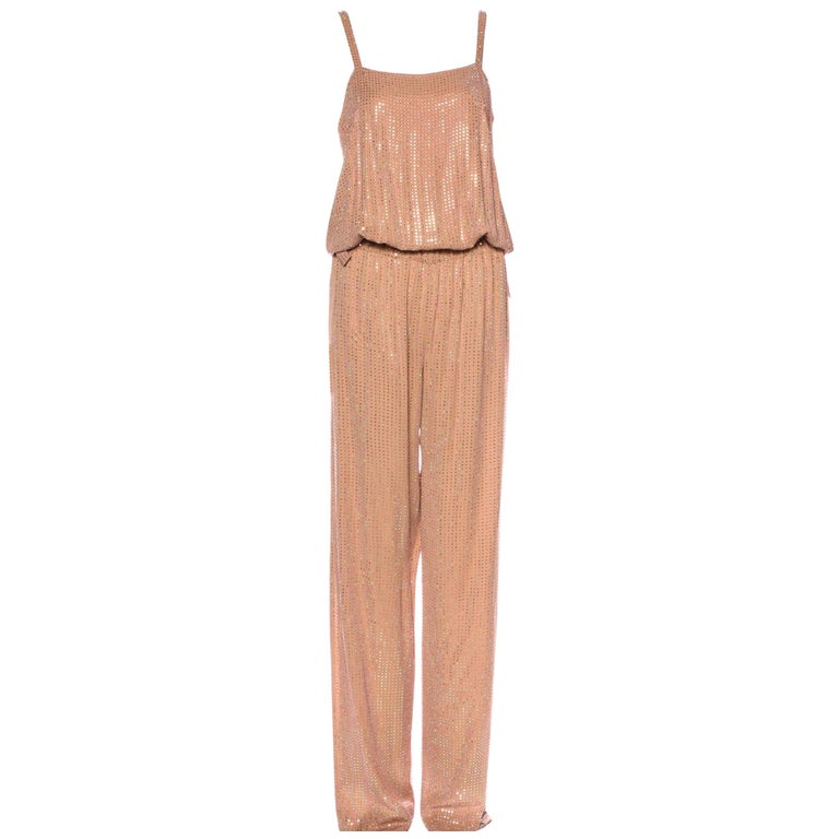 Gucci Crystal Embellished Silk Jumpsuit For Sale at 1stDibs | gucci ...