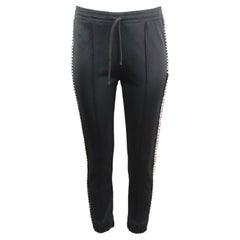 Gucci Crystal Embellished Techno Jersey Track Pants Small