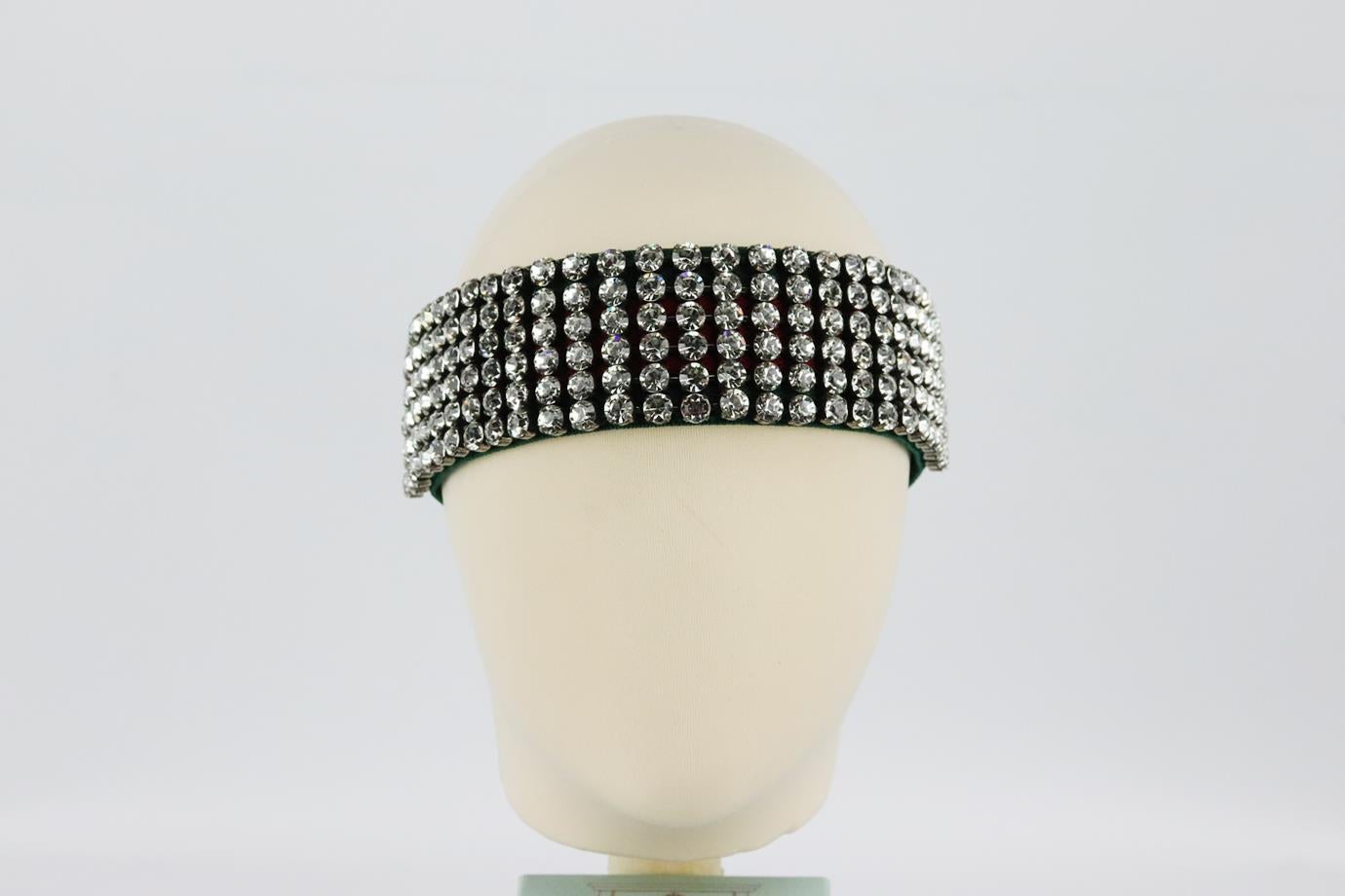 gucci crystal headband