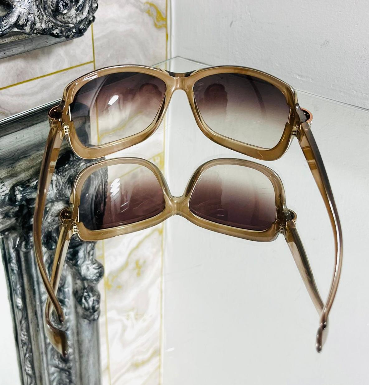 Gucci Crystal GG Sunglasses 3